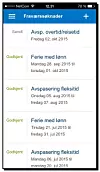 Appen fra DFØ skal redusere irritasjonsmomentene med internt skjemavelde i staten. Bilde: Skjermbilde