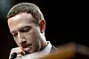 Facebook-sjef Mark Zuckerberg under tirsdagens grilling i senatet.