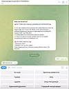 I appen Telegram kan en chatbot hjelpe ukrainske borgere med førstehjelp. Listen nederst viser ulike områder man kan få hjelp på, som kvelning, kritiske blødninger og hjertestans. Det opplyses om at man må ringe etter hjelp i akutte nødstilfeller.