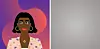 World of Women-prosjektet (t.v.) inneholder 10.000 unike bilder. Dette eies av Sophia Adampour. Murat Paks kunst (t.h.) blir til i samarbeid med eierne.