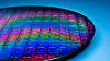 Silisiumskive med mikrobrikker fra Intel.