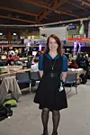 Mia Aasbakken har vært aktiv i demoscenen i flere år. Foto: Kjetil Aasbakken