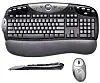 Mus og tastatur: Logitech Cordless Desktop Optical.
