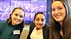 Fremtidens sjefer: Microsoft-ledelsen, fra venstre Sunniva Kielland Einejord, Nikita Abbas og Charlotte Sylvia Dalen Tjore.
