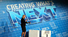 «Creating What’s Next» var bakteppet for Virginia Romettys hovedinnlegg på Mobile World Congress i februar. I sitt brev til investorene legger IBM-sjefen mer vekt på hvordan «what’s next» også skal snu trenden med sviktende omsetning.