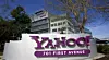 Fra Yahoos hovedkvarter i Sunnyvale i California. Et rykte om at Microsoft skulle by på Yahoo sendte aksjekursen opp 10 prosent.