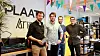 Gjengen i Plaato har nylig flyttet inn i nye kontorlokaler ved Bitraff i Oslo. Fra venstre: Michael Kononsky, Pål Ingebrigtsen, Tarje Sandvik, Tobias Knudsen.