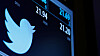 The Twitter logo and trading information is displayed just after the opening bell on a screen on the floor of the New York Stock Exchange (NYSE) in New York City, U.S., September 23, 2016. REUTERS/Brendan McDermid