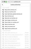Du kan se en liste over nettsteder som Firefox blokkerer cookies fra, og fjerne nettsteder fra listen om ønskelig. Foto: Mozilla