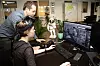Modellering: Programmerere som Live Kirkeslett har gjenskapt en virtuell kopi av Columbus-laboratoriets innside. Daglig leder Felix Gorbatsevich er fornøyd med deres innsats. Foto: Alf Bergin
