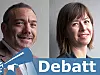 Fredrik Syversen, direktør for næringsutvikling, og Heidi Austlid, viseadm. direktør i IKT-Norge
