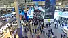 Mobile World Congress tar et hvileår i 2020. Her et bilde fra fjorårets messegulv i Barcelona.
