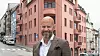 Administrerende direktør Christian Pritchard i Nortel utenfor selskapets lokaler i sentrum av Ålesund.