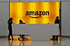 Amazon slo forventingene da de la frem kvartalstall onsdag. Bildet er fra selskapets kontor i New York.