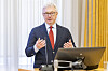 Riksrevisor Karl Eirik Schjøtt-Pedersen. Bildet er tatt ved en tidligere anledning.