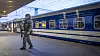 Togforbindelsen mellom Polen og Kyiv er sentral for Natos støtte til Ukraina. Her toget statsminister Jonas Gahr Støre tok til Kiev før helgen.