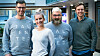 Teamet hos Talented Norge er klare for å rydde opp i det norske rekrutteringsmarkedet. F.v.: Isaac Gray, Kristin Haga, Svein Sørensen og Erlend Stokke.
