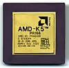Det skulle ikke være noen tvil om at AMD K5 kunne brukes samme med den nyeste versjonen av Microsoft Windows. PR-tallet (Performance Ratio) som er oppgitt, sa ingenting om prosessorens egentlige klokkehastighet, men var et tall for å sammenligne ytelsen til AMD- og Cyrix-prosessorer med ytelsen til Intel Pentium-prosessorer. Prosessoren på bildet var klokket til 115 MHz. Foto: Wikimedia <a href='https