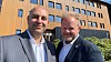 Fra venstre: George Demir og Jørn Jamissen trer begge inn i direktørstillinger i Mobit.