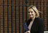 Storbritanias innenriksminister Amber Rudd mener myndighetene bør ha muligheter til å overvåke kryptert kommunikasjon. Foto: NTB scanpix