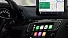 Stadig flere biler selges med støtte for Android Auto (øverst) og/eller Apple Carplay (nederst).