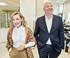 Karianne Tung og Stian Jenssen fra Aker møttes onsdag. Foto: Arash A. Nejad