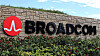 Illustrasjonsbilde: Broadcom-skilt på utsiden av selskapet kontorer i Irvine, California.