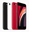 2020-modellen av Iphone SE kommer i tre ulike farger. Foto: Apple