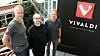 Jarle Antonsen, Yngve N. Pettersen og André Schultz er alle utviklere hos Vivaldi i Oslo.