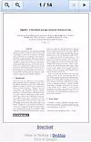 Visning av PDF-dokument i Google Docs Viewer for mobil.