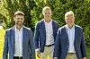 Fra venstre: Påtroppende norgessjef Inge Paulsen, styreleder og konsernsjef Peter Neuberg og avtroppende norgessjef Leif Lippestad.