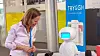 Samtale: Annelene Næss leder forretningsområdet Telenors innovasjonsteam for offentlige og private virksomheter - Smart digital tar en prat med Tryggi. Foto: ORV