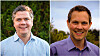 Jan Kristiansen (f.v.) og Helge Bjorland i Globus AI.