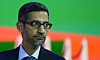Google-sjef Sundar Pichai fikk nei da han fridde til Wiz' aksjonærer med et tresifret milliardbud. Bildet er tatt i en annen anledning.
