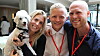 Tre oppstartsselskaper har undertegnet intensjonsavtaler med Tryg Forsikring. Her er to av selskapene representert. Fra venstre Otto Puddel, Mikaela Pedersen fra Tracy, Christoph Brandin fra AIMO Technologies og Petter Hultin fra Tracy.