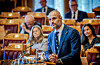 Oslo 20250319. Høyres stortingsrepresentant Mahmoud Farahmand er overrasket over at offentlige digitale tjenester ikke er bedre beskyttet mot tjenestenektangrep i 2026.