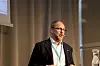 Peder Nærbø, grunnlegger og eier av Bulk Infrastructure. Bildet er tatt på Teknas Ekom hub-konferanse på Fornebu 26. november 2019. Foto: Heidi Sævold