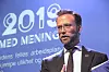 Nikolai Astrup (Høyre) viste til hvordan data fra Telenors mobilnett i Sør-Øst Asia brukes til sykdomsbekjempelse. Foto: Sebastian Winum Storvik