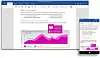 Word for Windows 10 vil også fungere sammen med mobil-versjonen.