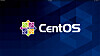 CentOS-logoen foran skrivebordbakgrunnen til GNOME for CentOS 8.