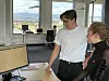 Daglig leder Fabian Utigard og forretningsutvikler Jenni Skaara trives med å kunne jobbe sammen, Foto: Kvist