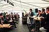 Ble ikke forstått: André Eidskrem sier han aldri var i tvil om at basen for intraHouse skulle være i Ålesund, men han har ikke alltid følt seg forstått. Derfor oppsøkte han i en tidlig fase teknologimiljøer i andre deler av verden, som eksempel Silicon Valley. Her er han på en debatt om nytekning i regi av Virke, sammen med ordførerkandidater for den nye storkommunen Ålesund. Foto: Jørn-Arne Tomasgard