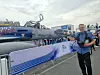 Jon Ivar Øren under en øvelse under Paris Airshow, som var del av to forberedende møter med trening og øveler i forkant av OL. Øren skal også bistå ANFR under Paralympics fra 28. august til 8. september. Foto: Nkom