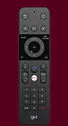 Fjernkontrollen til Get box har egen knapp for Netflix.