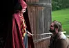 Arkivfoto av Bjørn Oustad som slår en tidligere ansatt til ridder. Bilde: Sarah McDonald Gerhardsen