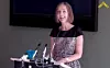Iselin Nybø er minister for forskning og høyere utdanning. – Det å få lov til å studere er en fantastisk mulighet, men også mye hardt arbeid. Jeg vil ønske studentene lykke til, sa statsråden under dagens pressekonferanse. Skjermbilde: Kunnskapsdepartementet
