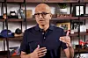 Microsoft-sjef Satya Nadella varsler storsatsing på kunstig intelligens (KI). Her er han avbildet ved en tidligere anledning.