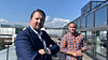 Fra v. Geir Øivind Gulliksen, adm.dir i Crayon Norge og Tor Ødegaard, som er global markedsdirektør i Crayon-konsernet.