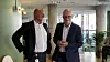Harald Løvvik og salgssjef Carl Jacob Sommerfelt i Oracle Norge.