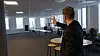 Ole Petter Saxrud i Atea ser for seg en hel etasje for avslapping og uformelle møter, med hjemmekoselig interiør.